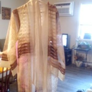 A cover up for a dress